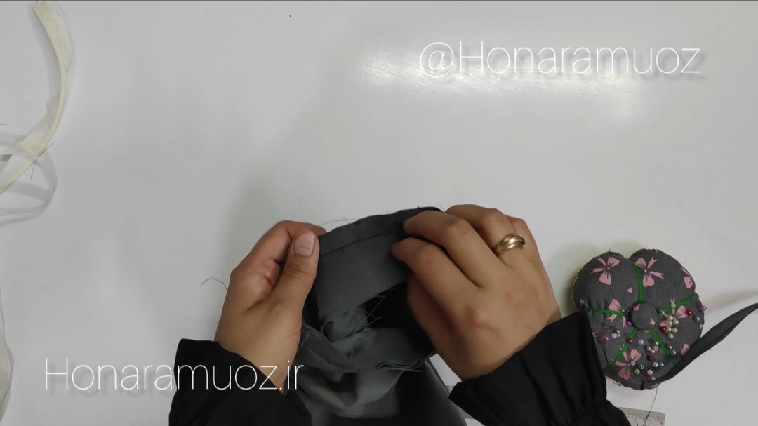 دوخت پارچه به کیسه-هنرآموز