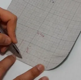 الگو شماره دو سفره پاک کن-هنر آموز