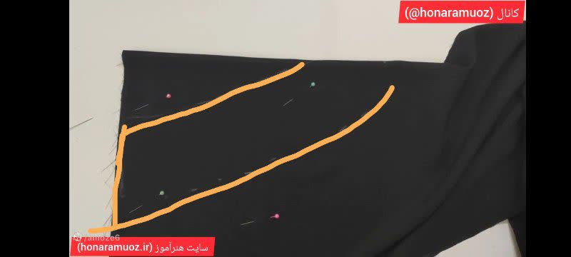 برش یقه - هنر آموز
