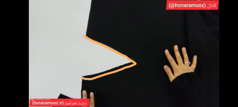 برش یقه-هنر آموز