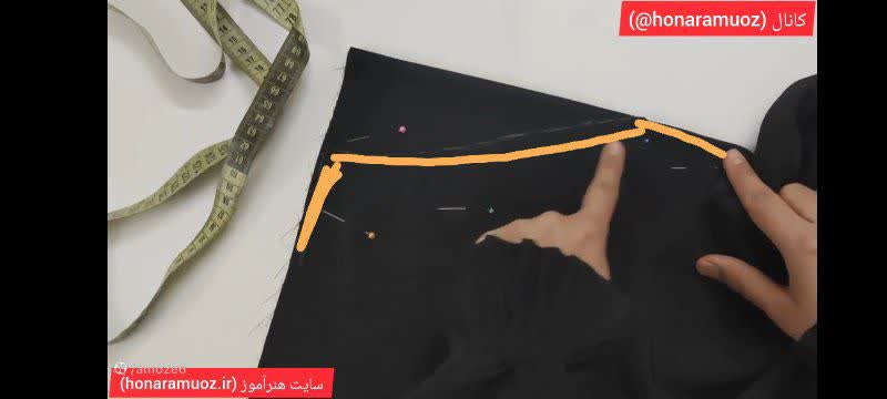 برش یقه-هنر آموز