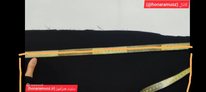 دوخت آستین-هنر اموز