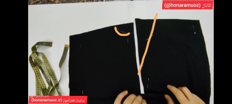 دوخت یقه-هنر آموز