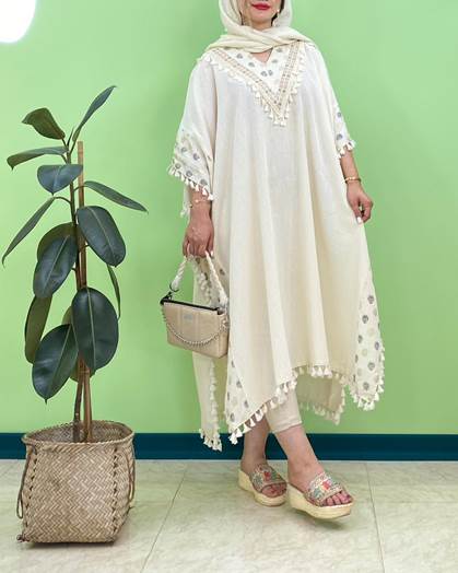 الگو مانتو کفتان جدید-هنرآموز