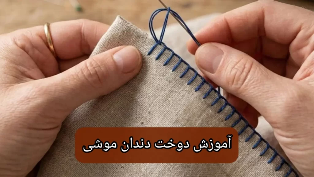 آموزش دوخت دندان موشی-هنرآموز