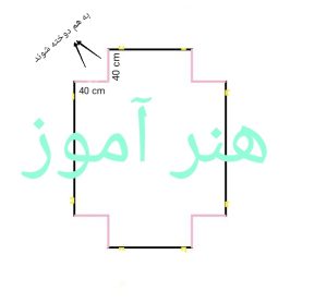 الگوی دوخت کاور خوشخواب-هنرآموز