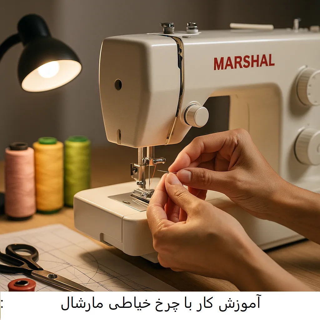 آموزش کار با چرخ خیاطی مارشال - هنرآموز