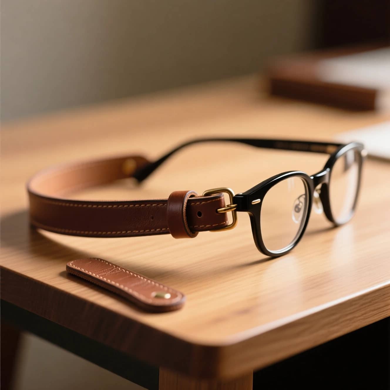 آموزش دوخت بند عینک چرمی