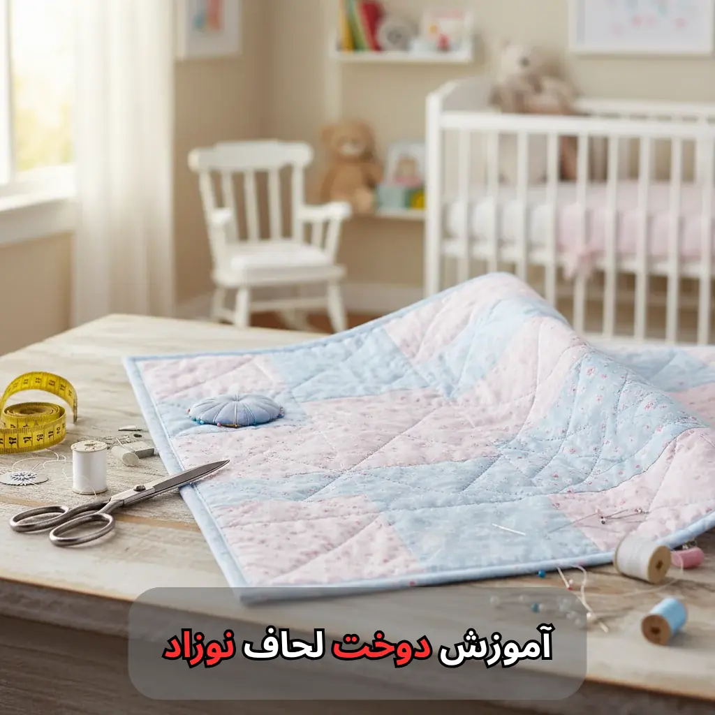 آموزش دوخت لحاف نوزاد-هنرآموز