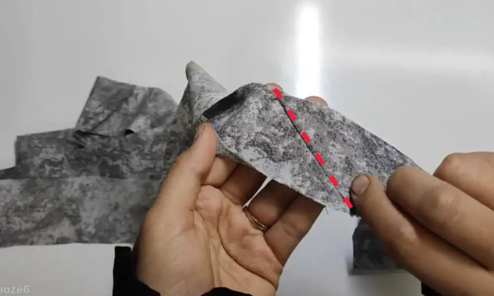 اتو کردن درز وسط-هنرآموز