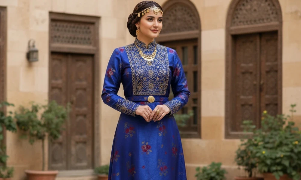 آموزش دوخت لباس کردی سنندجی-هنرآموز