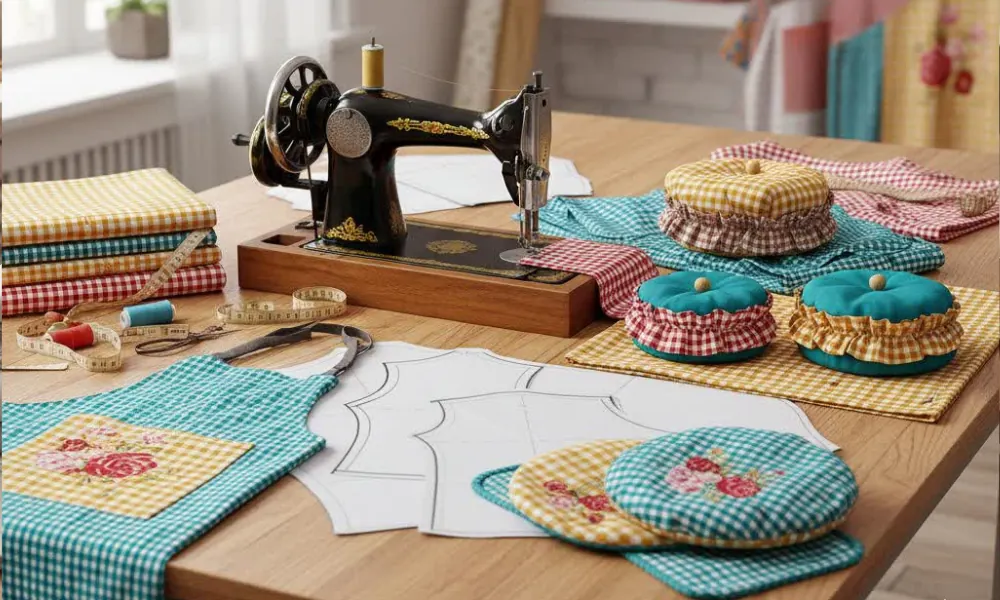 دوخت ست سرویس آشپزخانه-هنرآموز