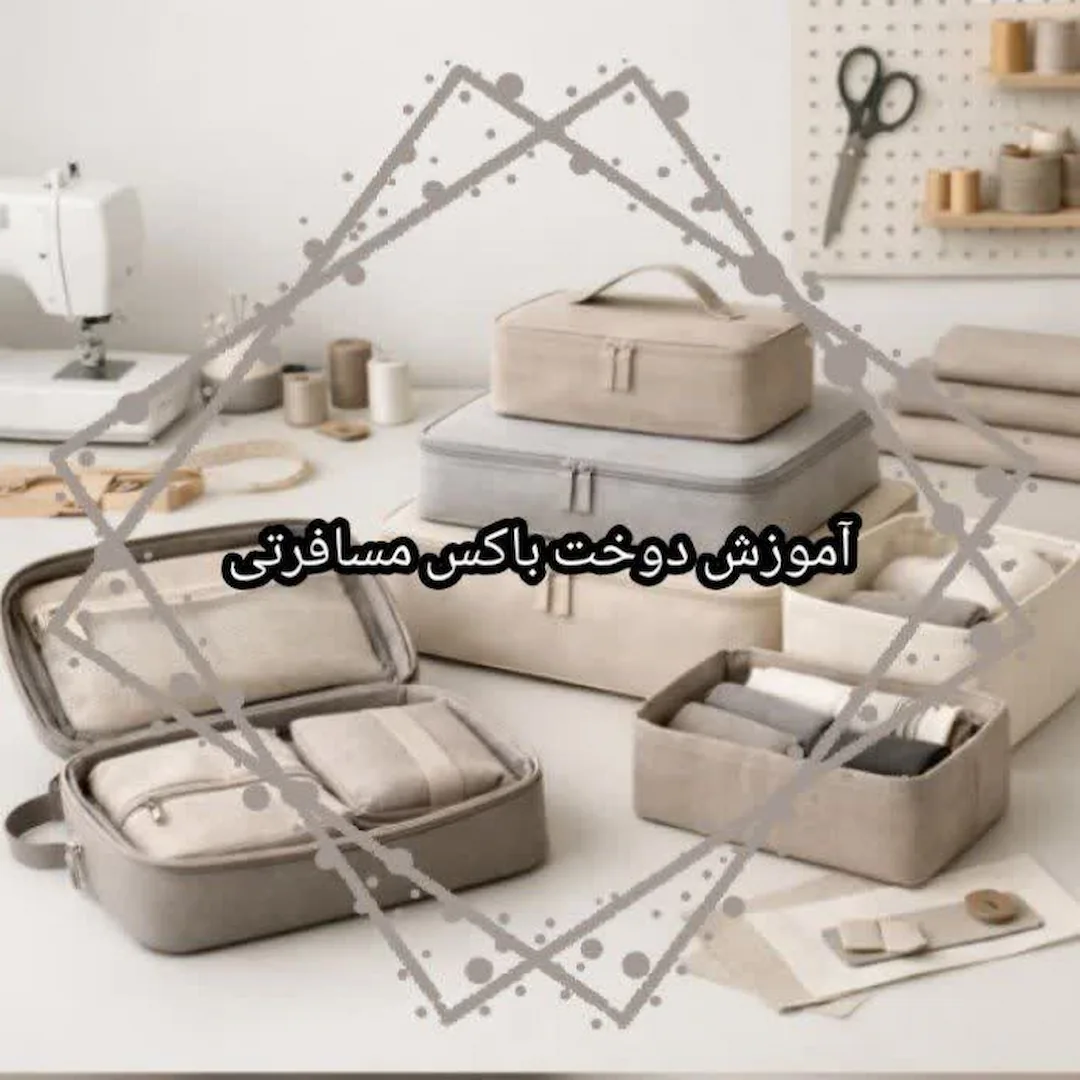 آموزش دوخت باکس مسافرتی-هنرآموز