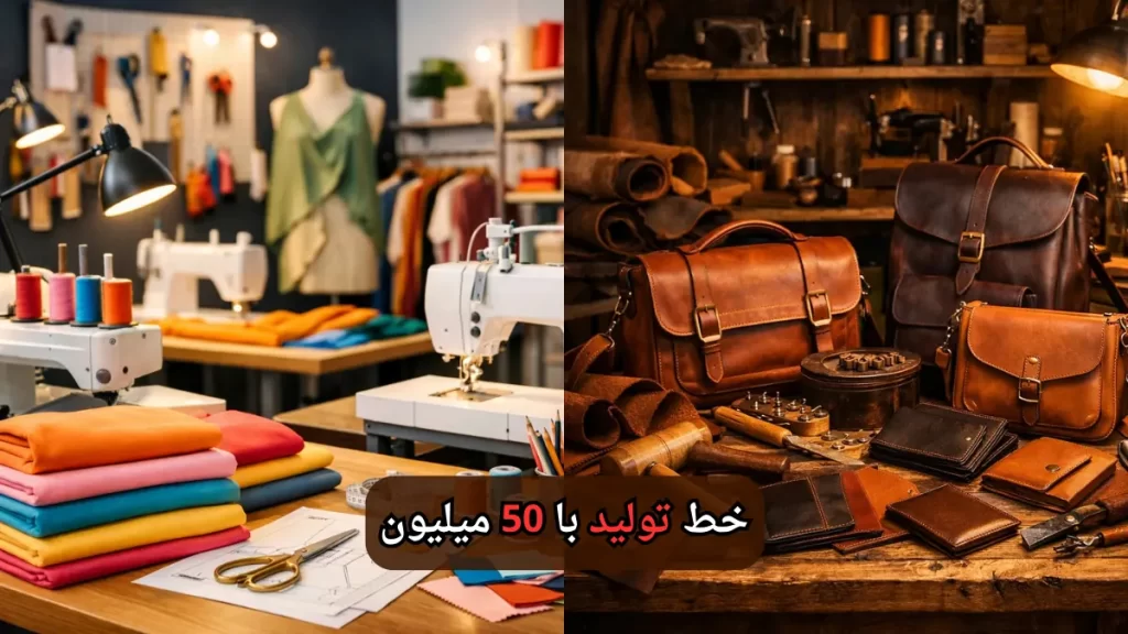 خط تولید با 50 میلیون-هنرآموز