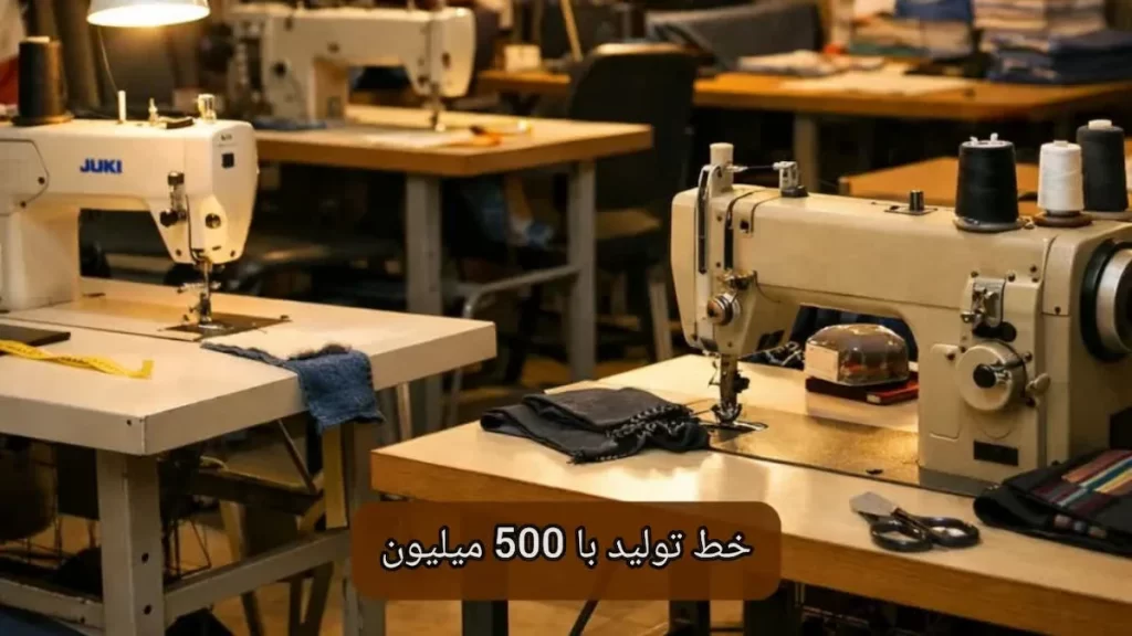 خط تولید با 500 میلیون -هنرآموز