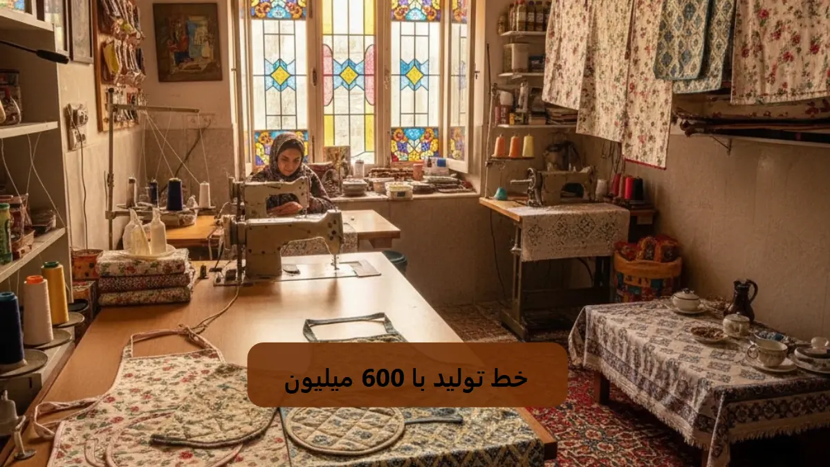 خط تولید با 600 میلیون - هنرآموز