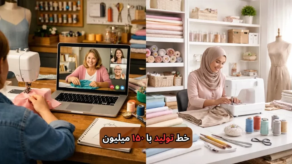 خط تولید با ۱۵۰ میلیون -هنراموز