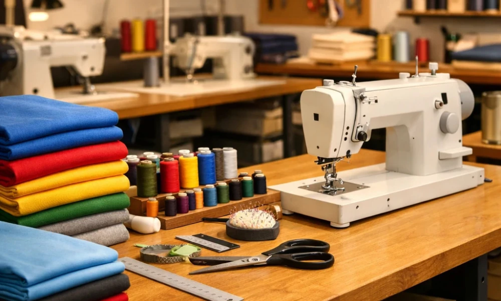 وسایل مورد نیاز برای خط تولید خیاطی-هنرآموز