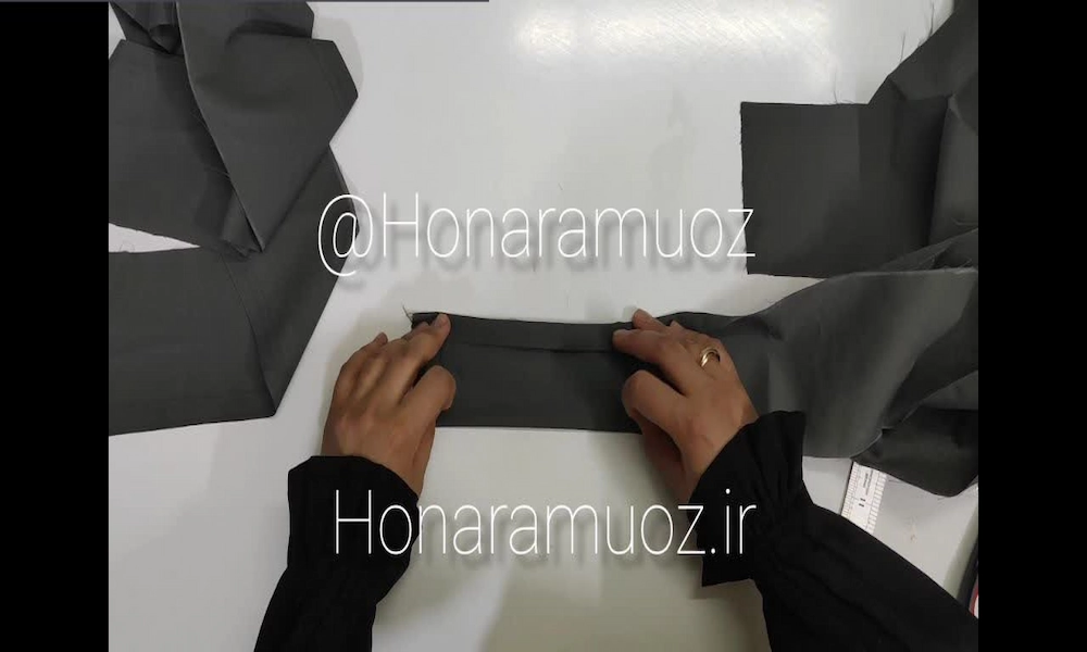 آموزش دوخت بند کیف پارچه ای-هنرآموز