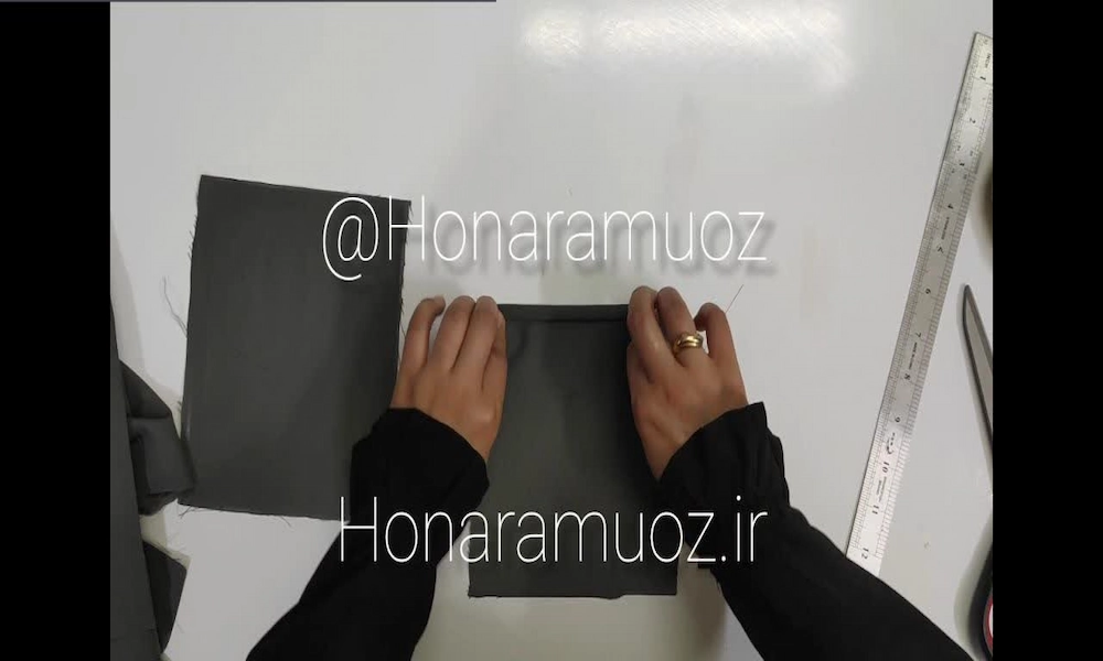 آموزش دوخت جیب کیف-هنراموز