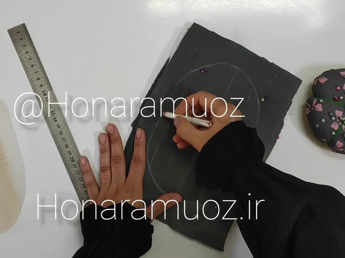 اموزش مرحله به مرحله دوخت انگشتی
