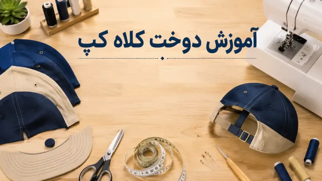 آموزش دوخت کلاه کپ - هنرآموز